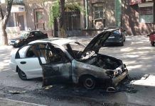 В Кам’янському згорів автомобіль: фото