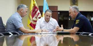 Мер Кам’янського зустрівся з начальником Головного управління ДСНС України в Дніпропетровській області