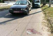 В Кам’янському авто на “євробляхах” збило жінку: фото