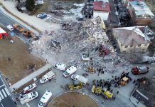 Количество погибших вследствие землетрясения в Турции растёт