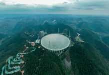 Самый большой в мире сферический радиотелескоп появился в Китае