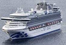 В Японии лайнер с тысячами пассажиров стоит в порту на карантине