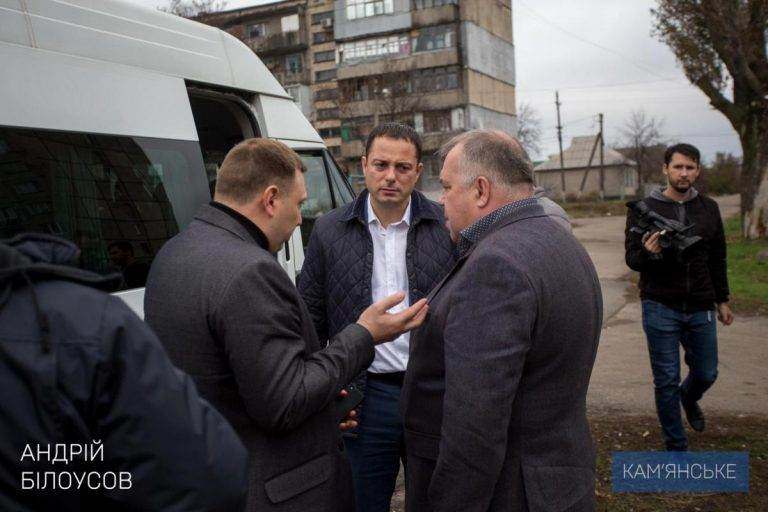 Андрій Білоусов інспектує Кам’янське