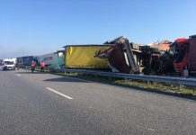 В Болгарии столкнулись 20 большегрузных авто, есть жертвы