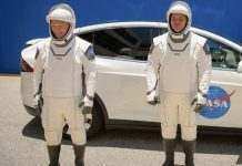 Сегодня ночью экипаж NASA отправятся на МКС на корабле Маска