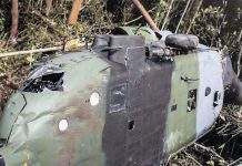 В Колумбии разбился военный вертолёт, девять погибших