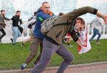 В Беларуси проходят массовые задержания участников акций протеста