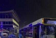 В Киеве автобус вылетел на остановку и снёс МАФ, есть жертвы