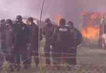 В Аргентине уничтожен большой лагерь бездомных