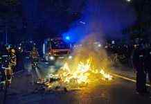 У Берліні затримали близько 240 осіб через заворушення, 30 поліцейських постраждали