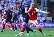 Матч Данія – Фінляндія відновлять о 21:30. Його зупиняли через реанімацію Еріксена