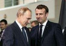 Макрон і Путін домовилися координувати зусилля в нормандському форматі