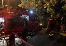 У Києві горів гуртожиток КНЕУ. Вогонь виник у кімнаті