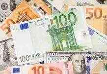 Курс євро знову впав після дводенного зростання