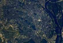 Астронавт NASA сфотографував Київ з космосу