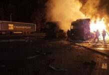 На автозаправці у Харківській області сталась масштабна пожежа