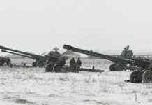 Біля окупованого Криму артилеристи ЗСУ провели навчання