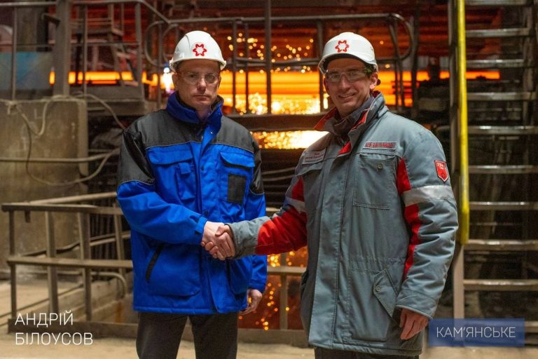 Міський голова Кам’янського Андрій Білоусов привітав «Каметсталь» зі 133-ю річницею