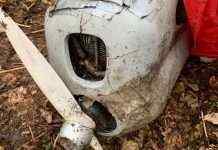 Ворожий безпілотник-розвідник виявили в Полтавській області: деталі кріпилися скотчем