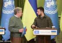 Зеленський після зустрічі з генсеком ООН вірить у можливість евакуації з “Азовсталі”
