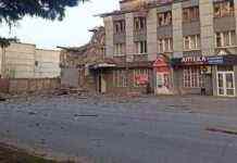 З’явилося відео з місця вибуху в будівлі поліції Кремінної