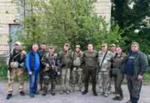 Представники Кам’янської міськради, військової адміністрації, голова ОТГ та начальник ГО “Штаб національного захисту” відвідали бійців ТРо на сході