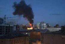 У Дніпрі спалахнула пожежа: над центром піднімається густий дим