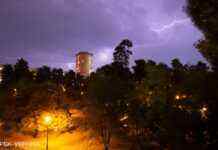 На Київ та область насувається гроза