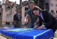 Санду відвідала Бородянку, Бучу та Ірпінь