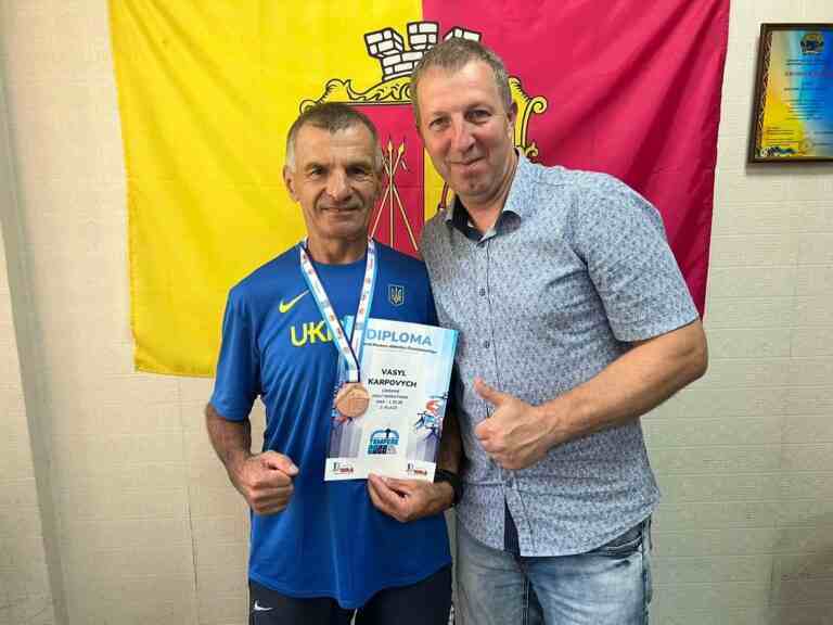 Ветеран з Кам’янського здобув бронзу на Чемпіонаті світу з легкої атлетики