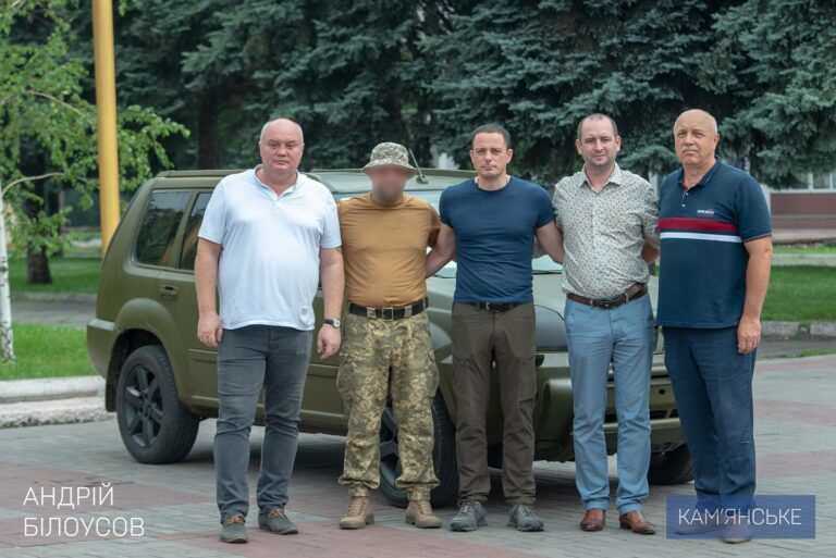 Позашляховик «Nissan X-Trail» отримали бійці Кам’янського батальйону ТРО