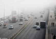 У Києві вранці очікується густий туман: водіїв і пішоходів закликали бути уважними на дорогах
