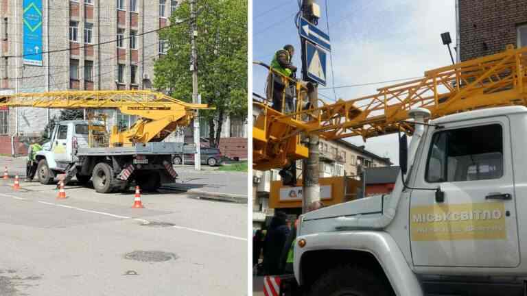У центрі Кам’янського ремонтували світлофори
