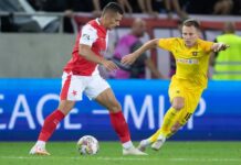 Нічия: СК «Дніпро-1» зіграв із празькою «Славією»