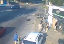 У Дніпрі на Передовій водій Kia влетів у світлофор