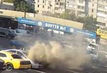 На парковці «Терри» у Дніпрі зайнявся Hyundai: деталі