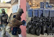 Поліцейські Запоріжжя припинили злочинний «бізнес» із продажу фальсифікованого алкоголю