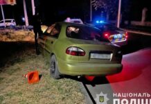 Викрав автомобіль та напав на поліцейських: у Запоріжжі затримали пʼяного порушника