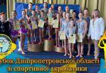 Камʼянчани на Кубку області зі спортивної акробатики здобули призові місця