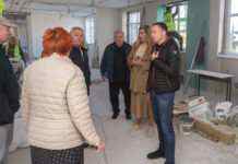 У Камʼянському продовжуються ремонтні роботи в Ліцеї №20 ім. О. І. Стовби