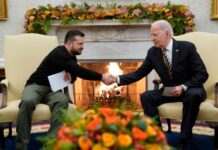 Байден на зустрічі з Зеленським: Конгрес не повинен зробити Путіну «найбільший різдвяний подарунок»