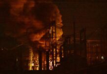 Нічна атака РФ: влада повідомила про пожежі на обʼєктах критичної інфраструктури в двох областях