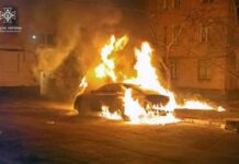Вогнеборці Кривого Рогу ліквідували загорання легкового автомобіля