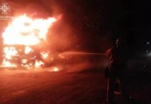 Вогнеборці Криворіжжя ліквідували займання вантажного автомобіля