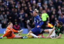 Мудрик заробив пенальті для “Челсі” в перестрілці з “Брайтоном” Де Дзербі