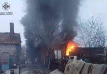 У Кривому Розі вогнеборці загасили палаючий житловий будинок