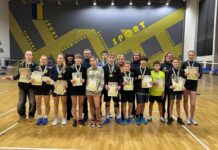 У Дніпрі завершився фінал чемпіонату області з бадмінтону