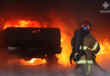 Горіли легкові автомобілі на площі 500 кв. м: рятувальники Дніпра ліквідували масштабну пожежу в будівлі СТО