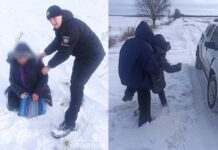 Заблукали у полі та мало не замерзли до смерті: на Дніпропетровщині поліцейський офіцер врятував сімейну пару