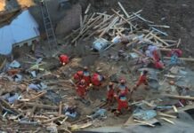 Зсув ґрунту в Китаї: кількість загиблих зросла до 34, є зниклі безвісти